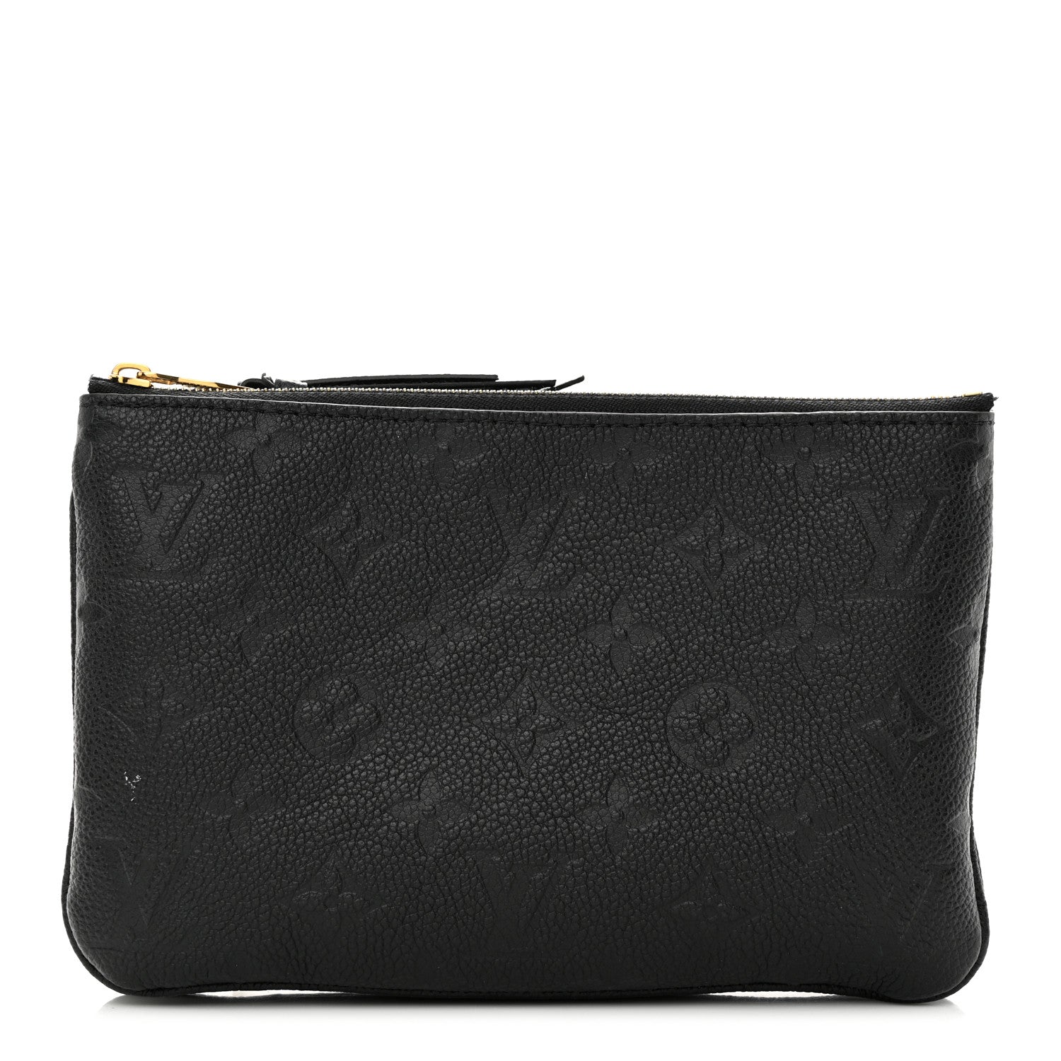 Louis Vuitton Empreinte Double Zip Pochette Black 1 of 11