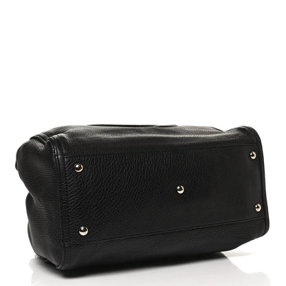 Gucci Pebbled Calfskin Medium Soho Shoulder Bag Black 3 of 10
