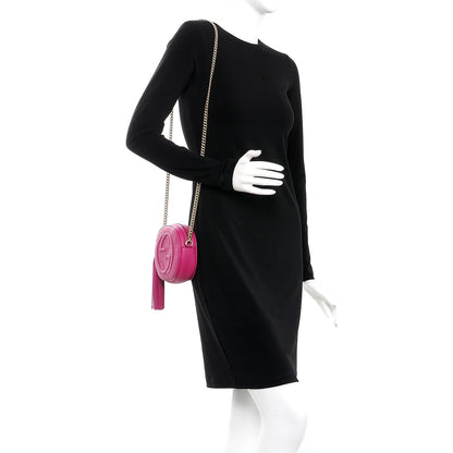 Gucci Cellarius Calfskin Mini Soho Chain Bag Bright Bouganville 2 of 7
