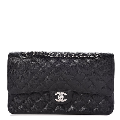 Chanel Caviar Quilted Medium Double Flap Black 1 of 19