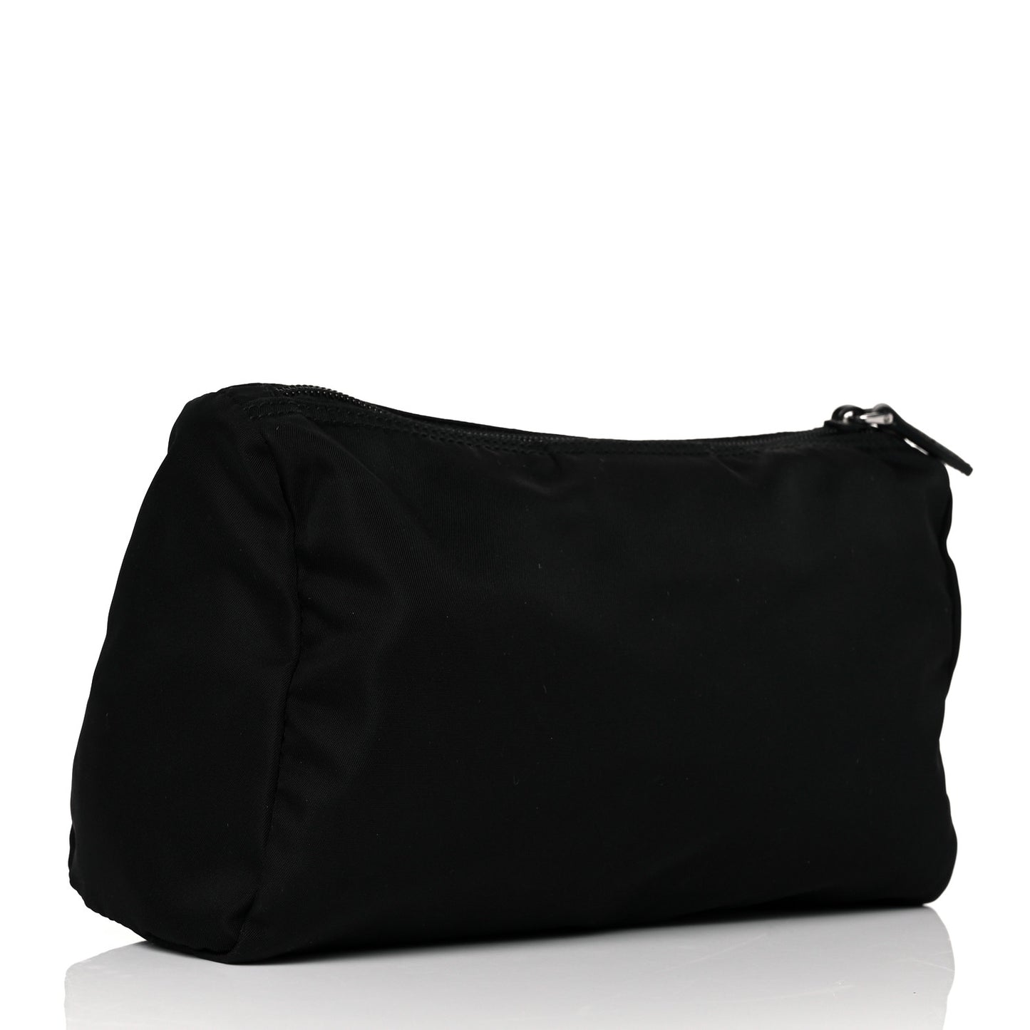 Nylon Tessuto Cosmetic Pouch Black