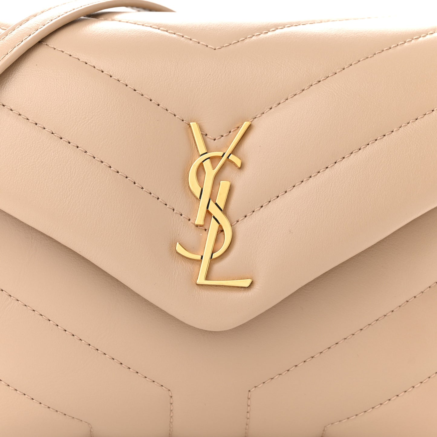 Calfskin Y Quilted Monogram Toy Loulou Crossbody Bag Nude Powder