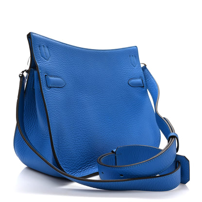 Hermes Taurillon Clemence Jypsiere 28 Bleu Hydra 3 of 8