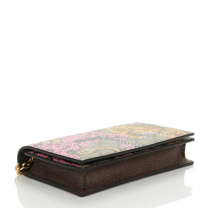 Gucci GG Supreme Monogram Bengal Chain Wallet Beige Pink 4 of 6