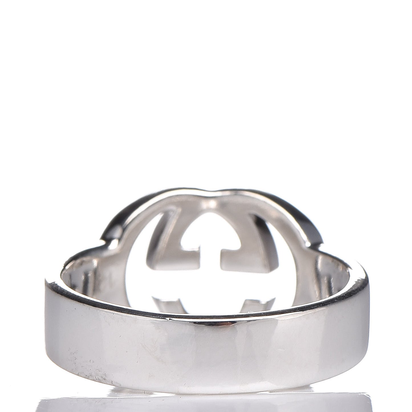 Sterling Silver Interlocking G Ring 50 5.5