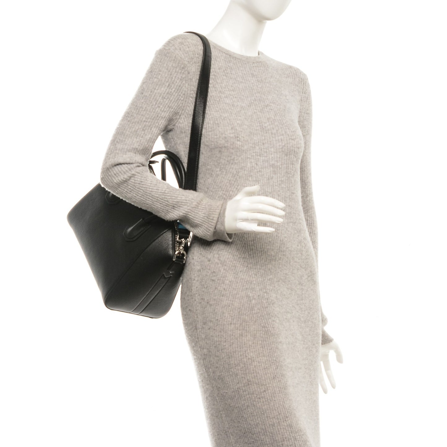 Sugar Goatskin Small Antigona Black