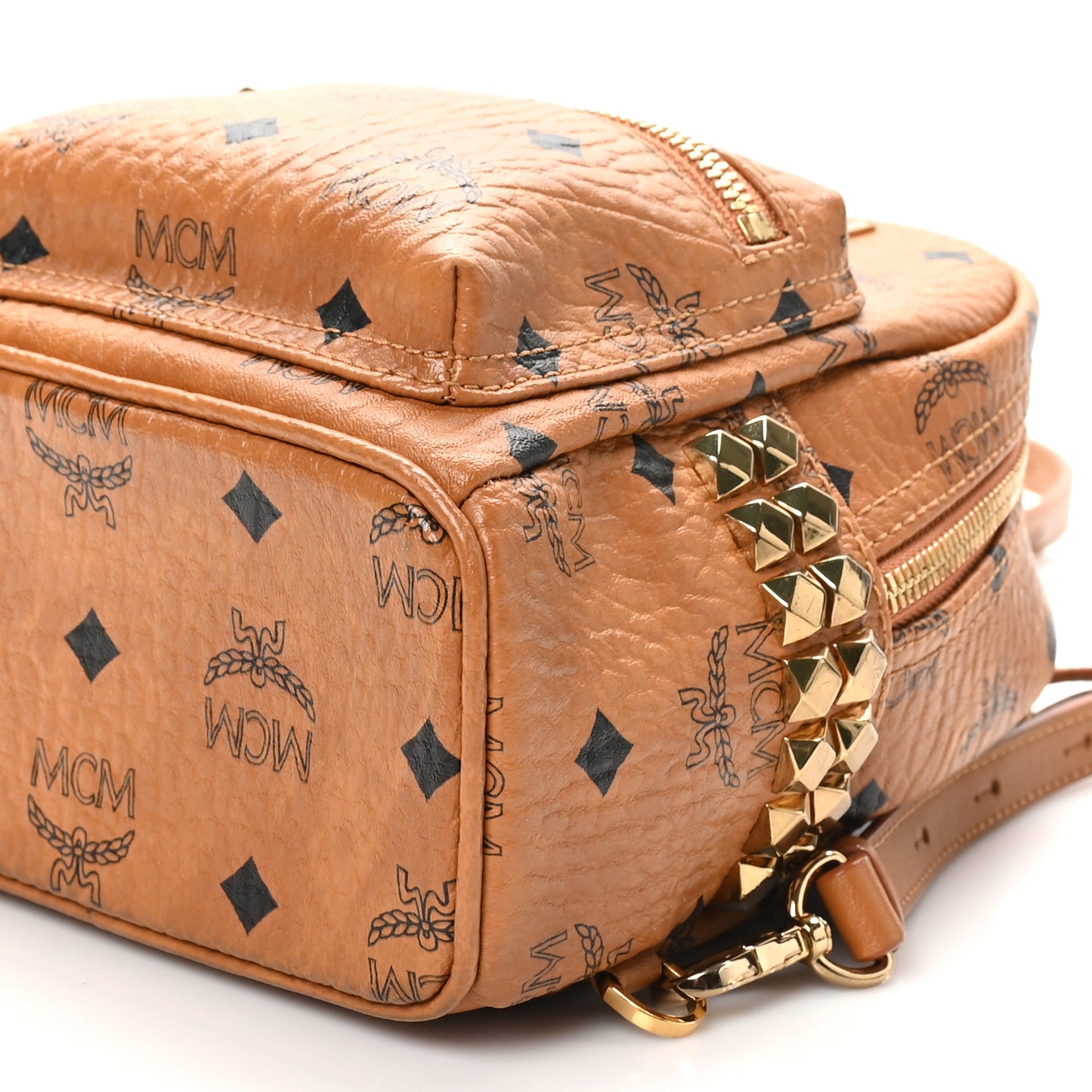 Visetos Side Stud X-Mini Stark Bebe Boo Backpack Cognac