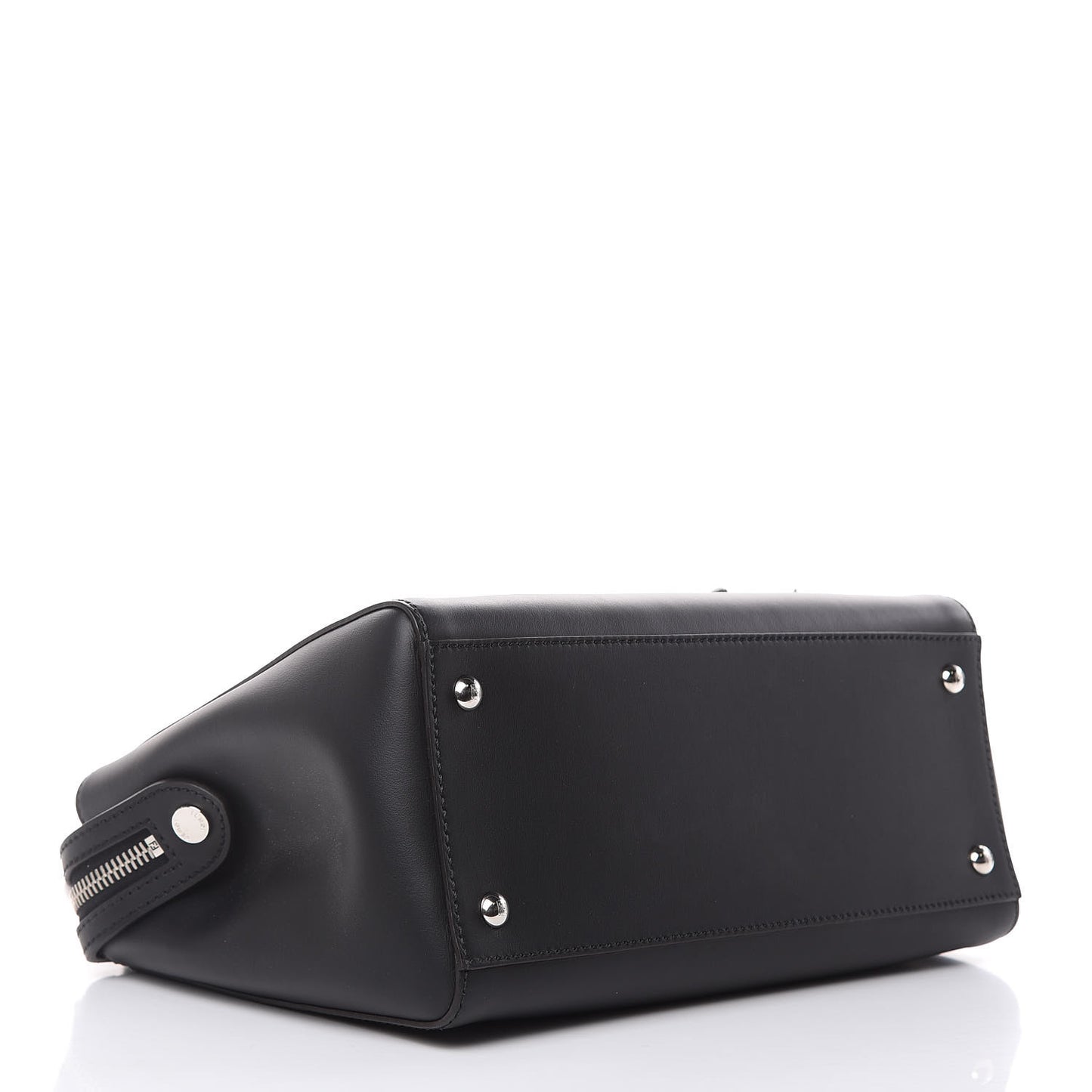 Calfskin Flowerland Medium Dotcom Satchel Black Multicolor