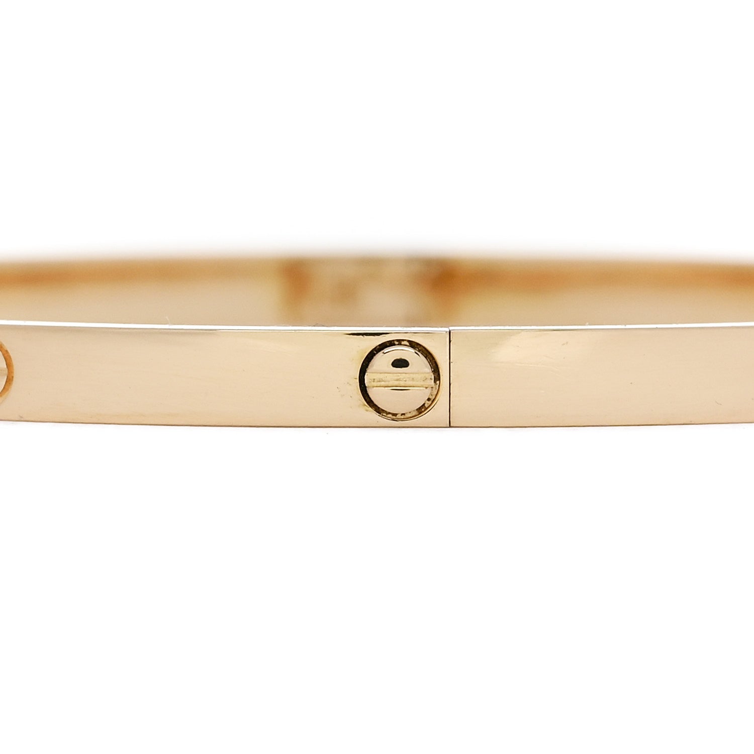 Cartier 18K Yellow Gold Small LOVE Bracelet 19 4 of 6