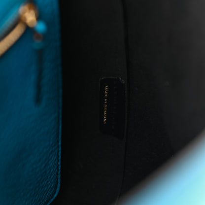 Burberry Signature Grain Burleigh Crossbody Bag Blue 11 of 13