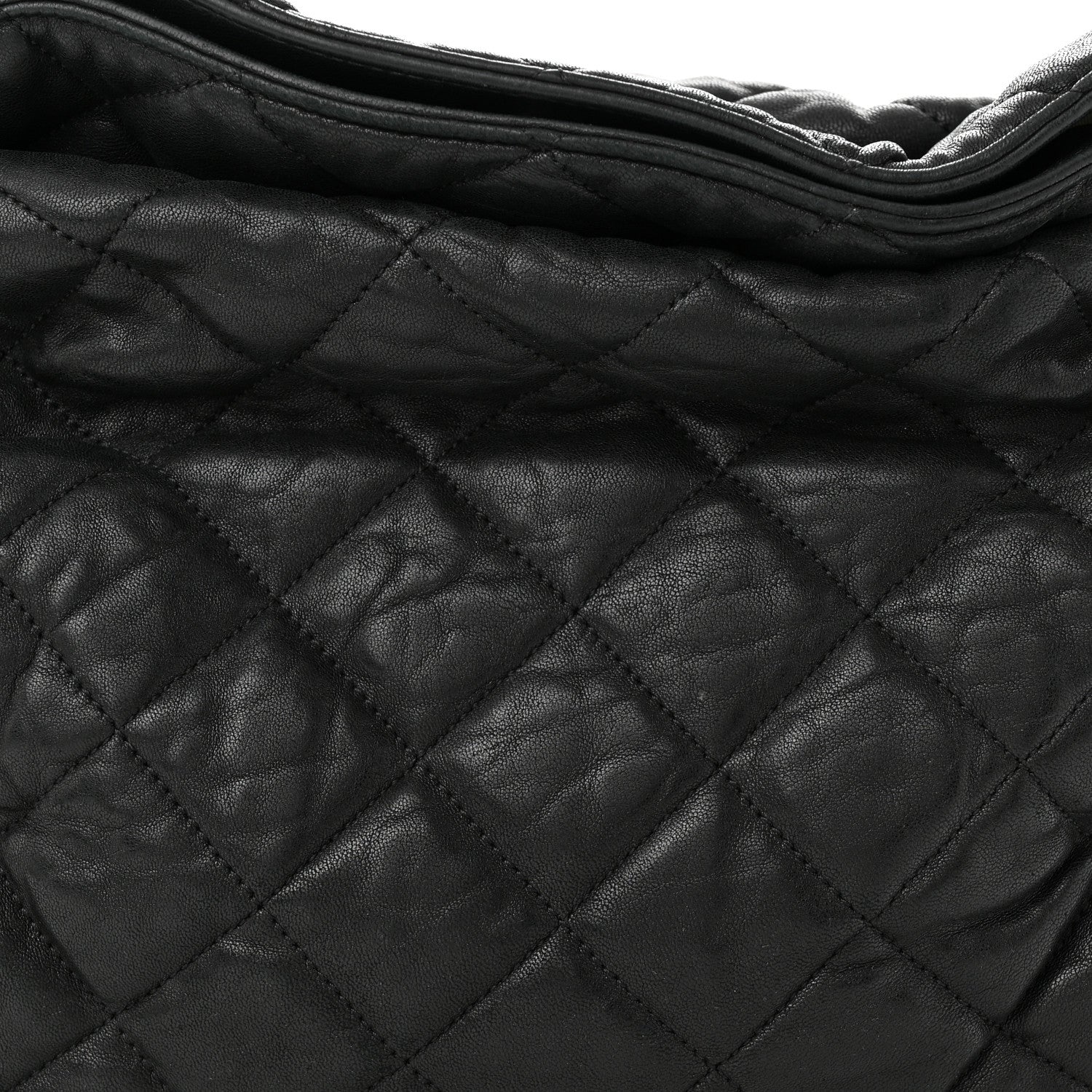 Chanel Washed Lambskin Chain Around Hobo Black 8 of 14