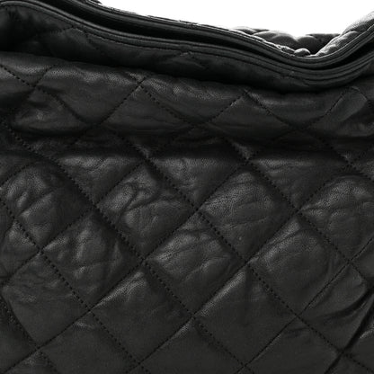 Chanel Washed Lambskin Chain Around Hobo Black 8 of 14