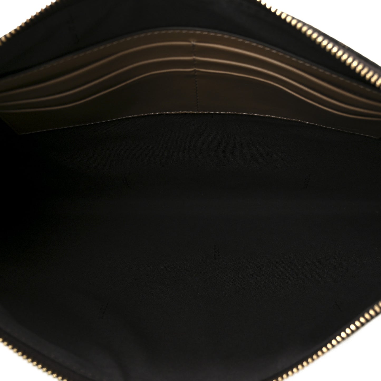 Fabric Jacquard FF Large Flat Pouch Tobacco Moro Sand