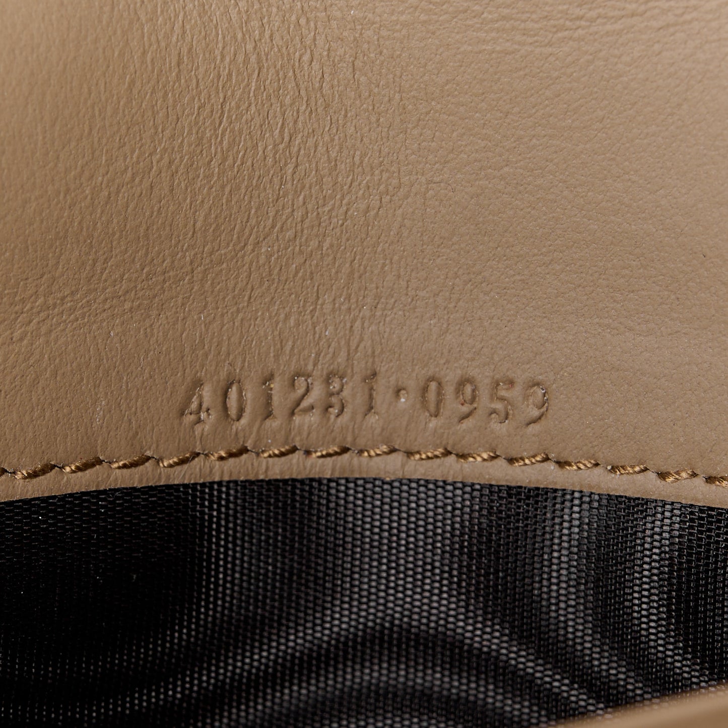 GG Supreme Monogram Mini Dionysus Chain Wallet Beige Taupe