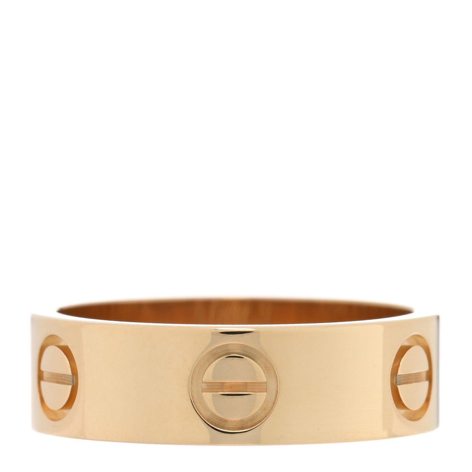 Cartier 18K Yellow Gold 5.5mm LOVE Ring 52 6 3 of 4