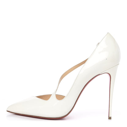Christian Louboutin Patent Jumping 100 Pumps 41 White 1 of 10