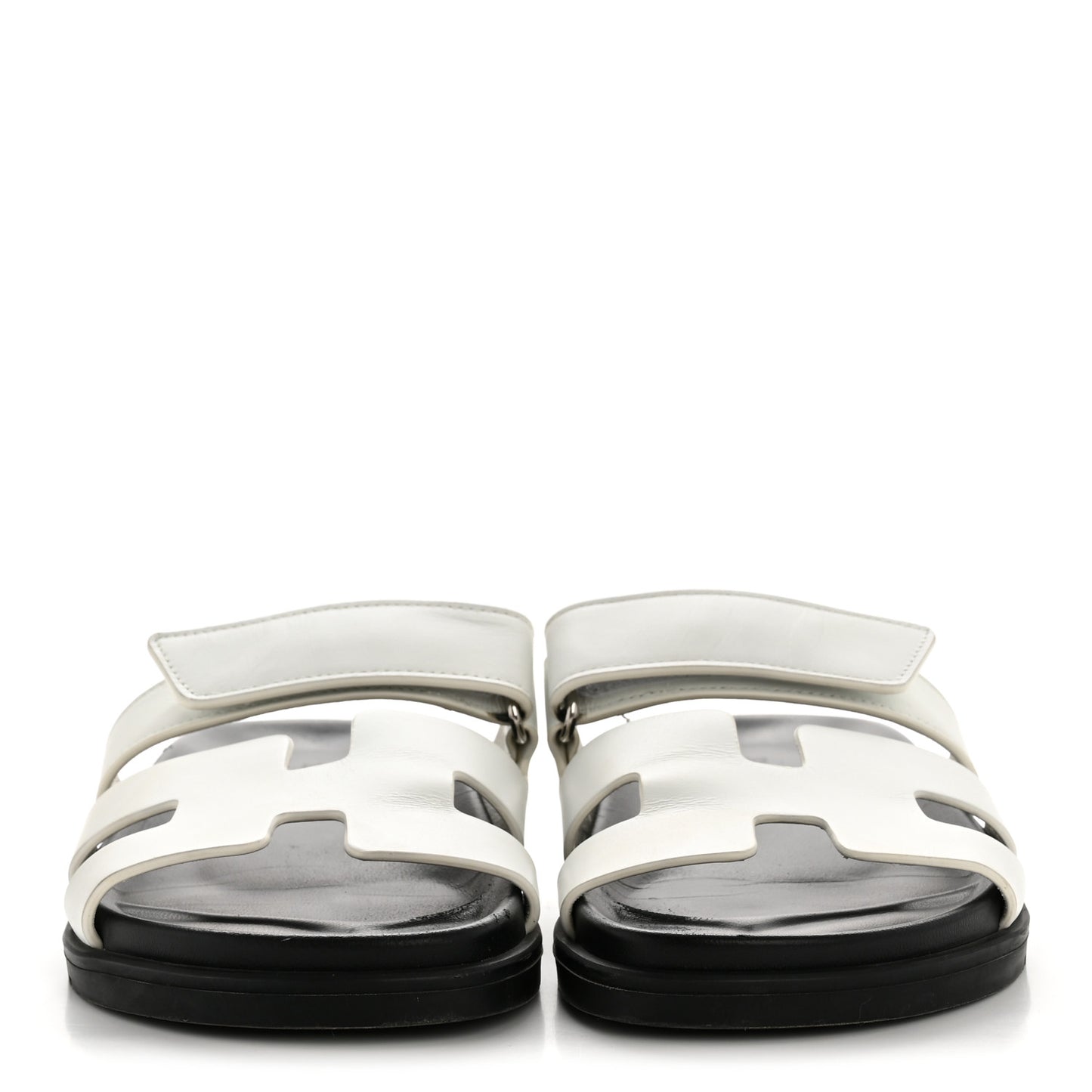 Calfskin Womens Chypre Sandals 37 White