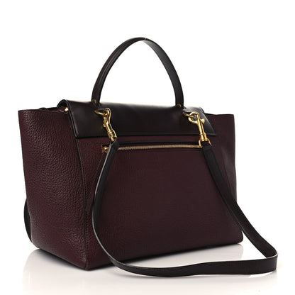Celine Goatskin Smooth Calfskin Mini Belt Bag Burgundy 3 of 7