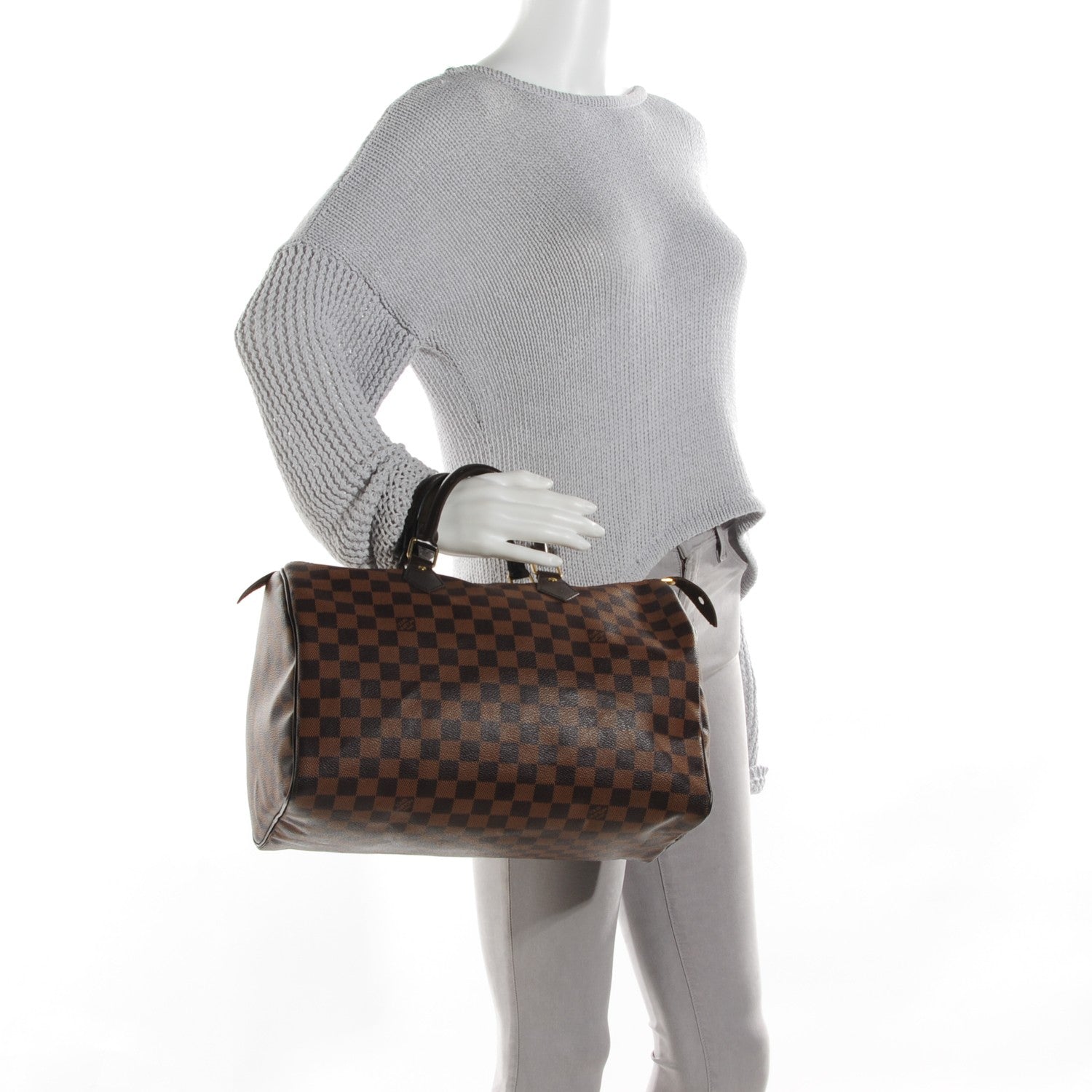 Louis Vuitton Damier Ebene Speedy 35 2 of 8
