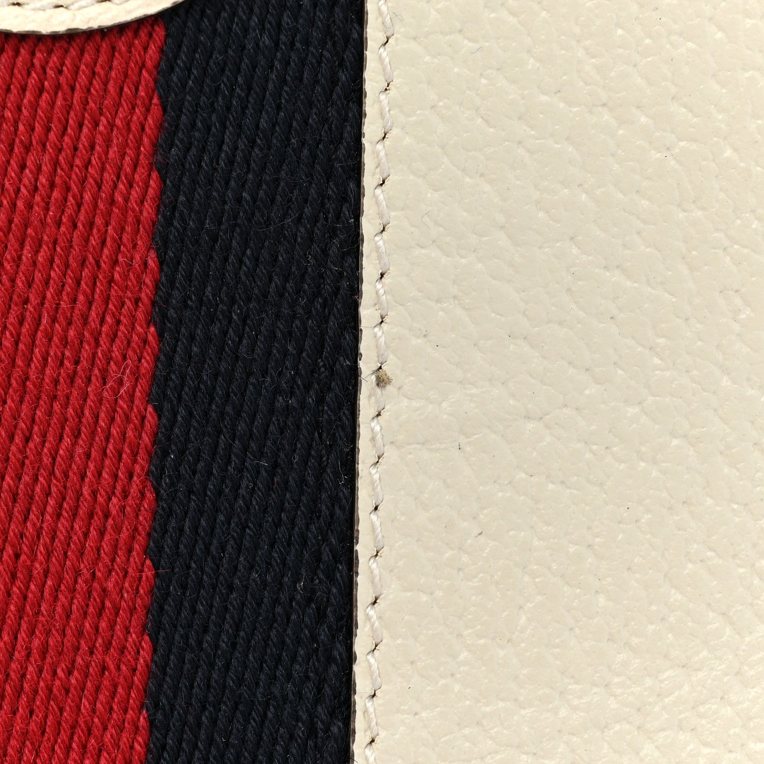 Gucci Textured Calfskin Web Mini Ophidia Round Backpack Mystic White 8 of 8