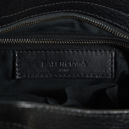 Balenciaga Chevre Silver Metallic Edge Hardware Velo Black 6 of 11