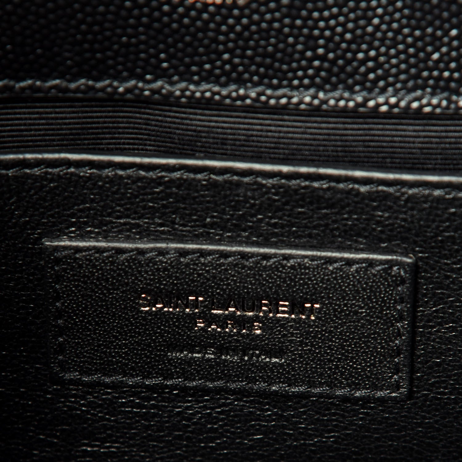 Saint Laurent Grain De Poudre Small Monogram Kate Satchel Black 8 of 11