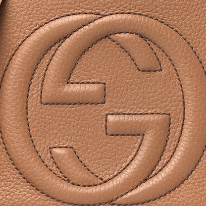 Gucci Pebbled Calfskin Small Soho Disco Bag Camelia 7 of 16