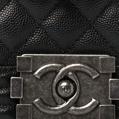 Chanel Caviar Quilted Small Boy Flap Black 8 of 10