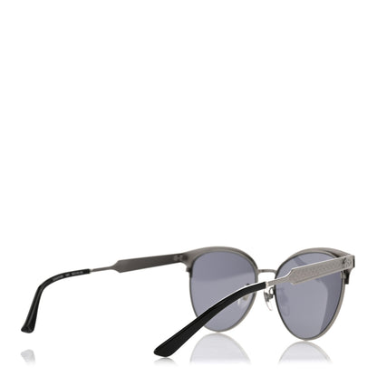 Gucci Round Metal GG0074SK Sunglasses Black Yellow 4 of 8