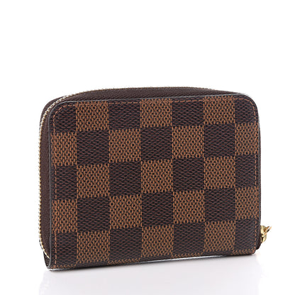 Louis Vuitton Damier Ebene Zippy Coin Purse 2 of 8