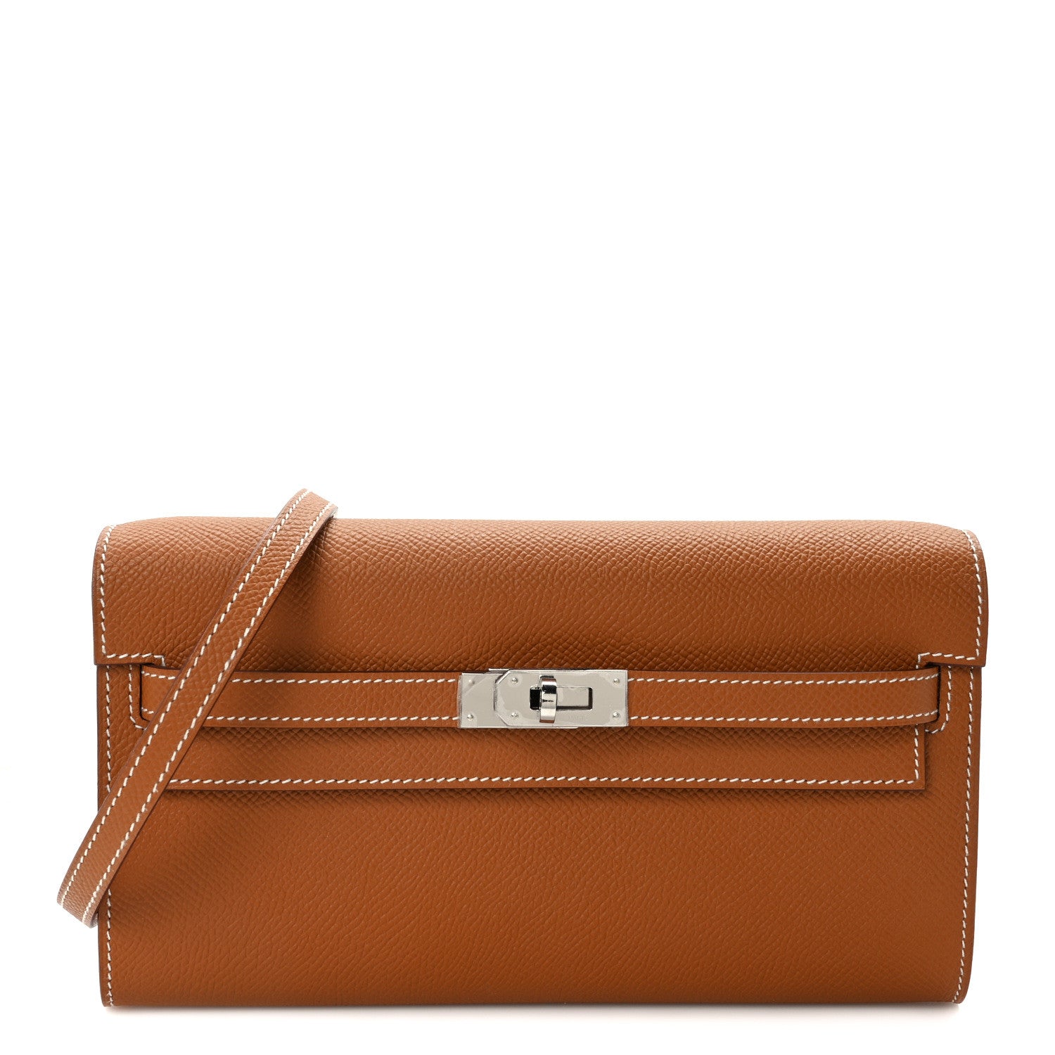 Hermes Epsom Kelly Wallet To Go Gold 1 of 11
