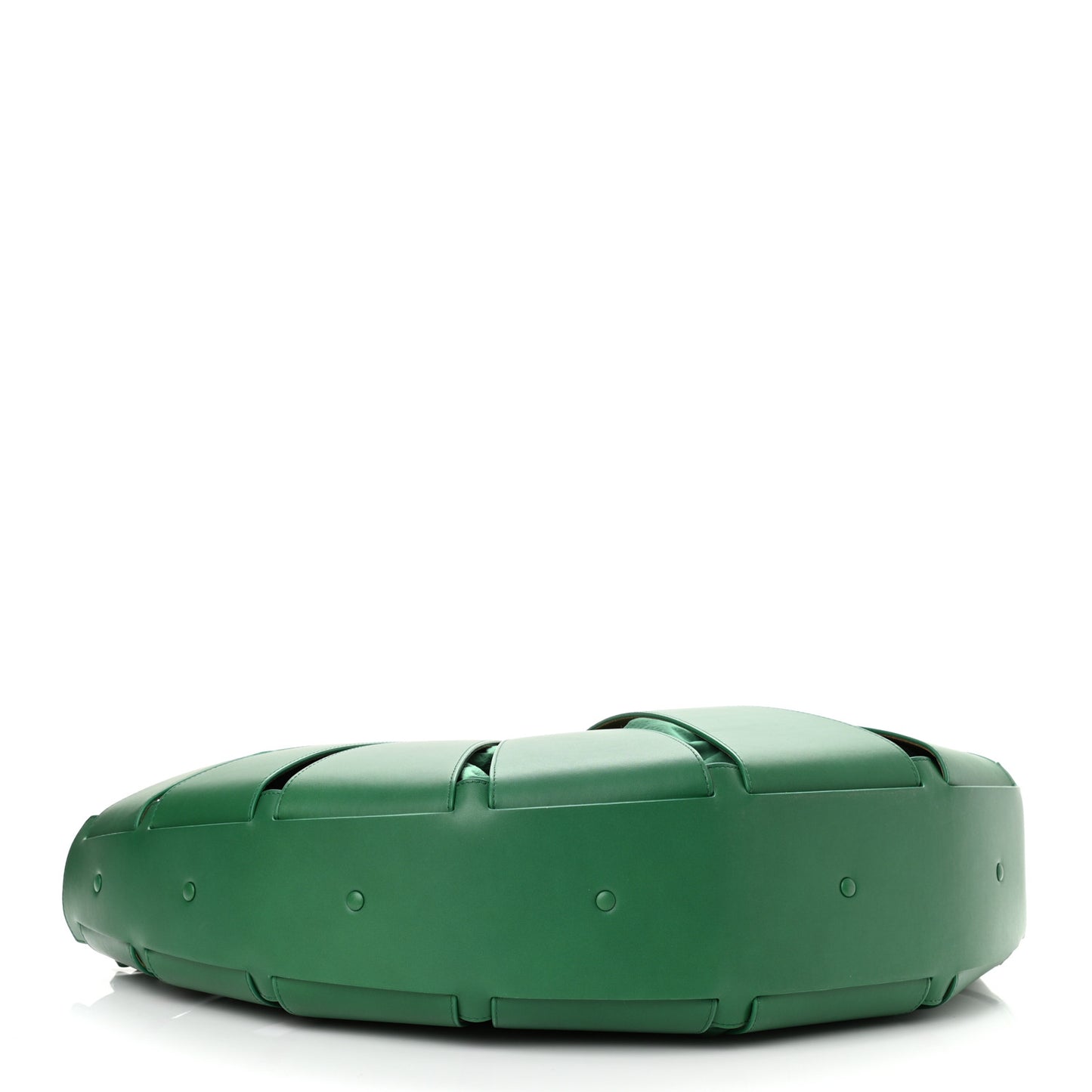 French Calfskin Large Shell Bag Racing Green