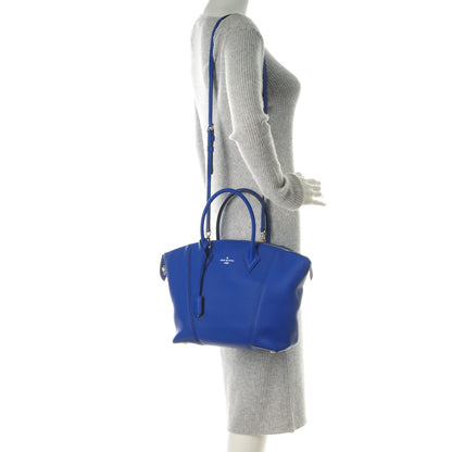 Louis Vuitton Cuir Taurillon Soft Lockit PM Outremer 2 of 9