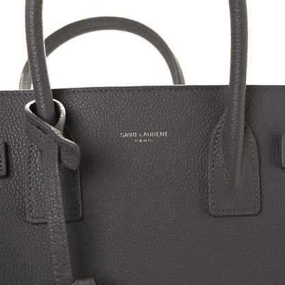 Saint Laurent Grained Calfskin Baby Sac De Jour Fog 10 of 15