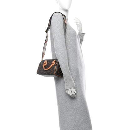 Louis Vuitton Monogram Speedy Bandouliere 20 Black 2 of 9