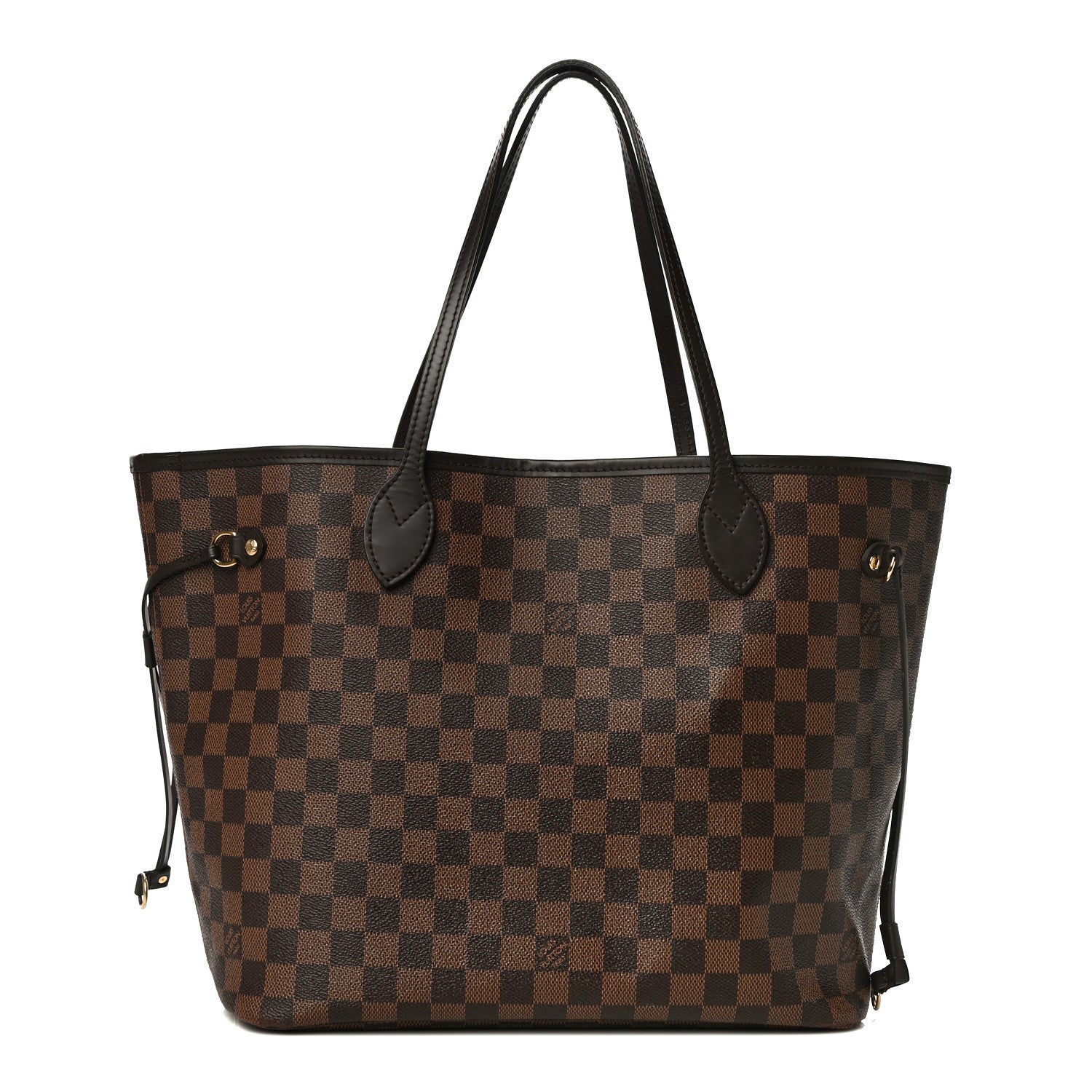 Louis Vuitton Damier Ebene Neo Neverfull MM Rose Ballerine 2 of 14