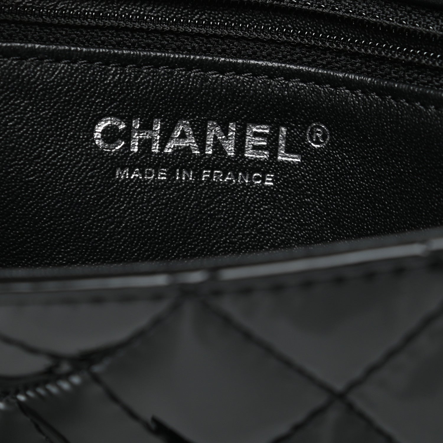 Chanel Patent Calfskin Quilted Reissue 2.55 Clutch So Black 6 of 8