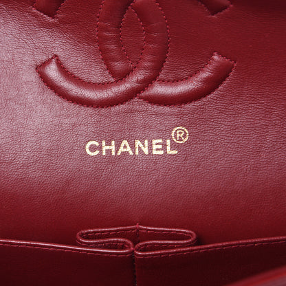 Chanel Lambskin Quilted Medium Double Flap Red 6 of 20