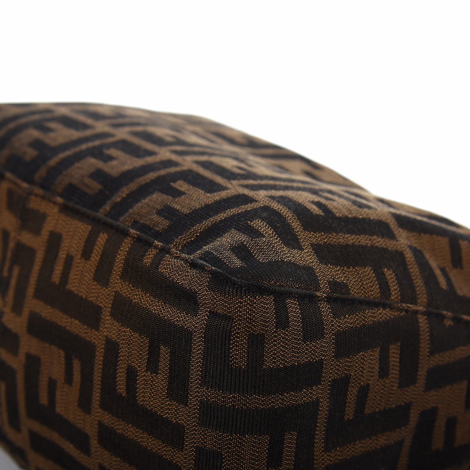 Fendi Zucca Cuoio Lucido Mini Pochette Tobacco Rosso Scuro 11 of 11