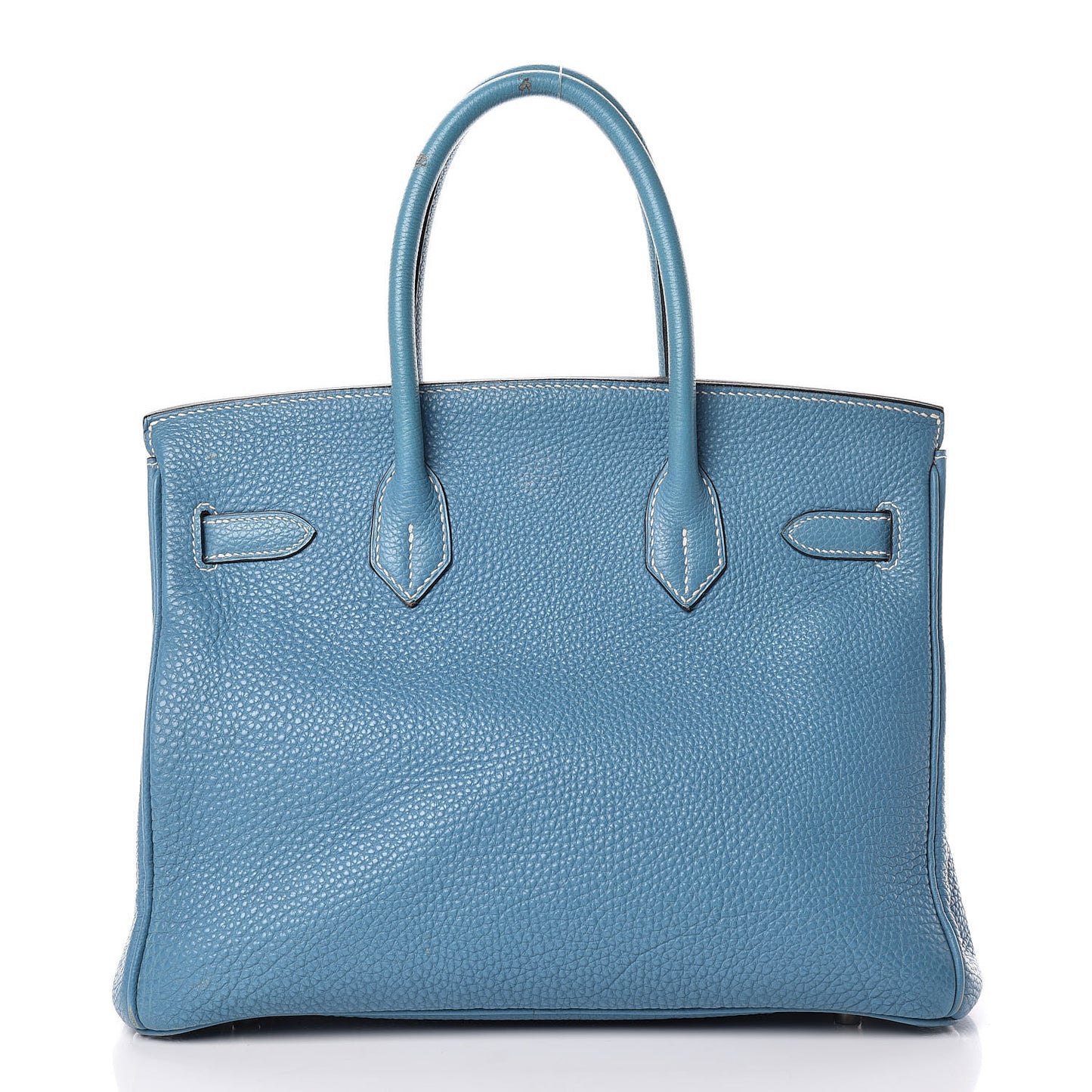 Taurillon Clemence Birkin 30 Blue Jean