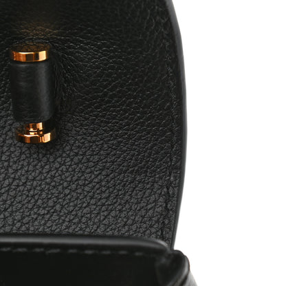 Versace Grained Calfskin Small La Medusa Top Handle Bag Black 10 of 13