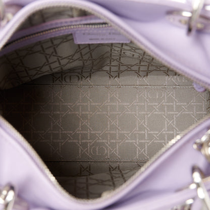 Christian Dior Lambskin Cannage Medium Lady Dior Purple 5 of 10