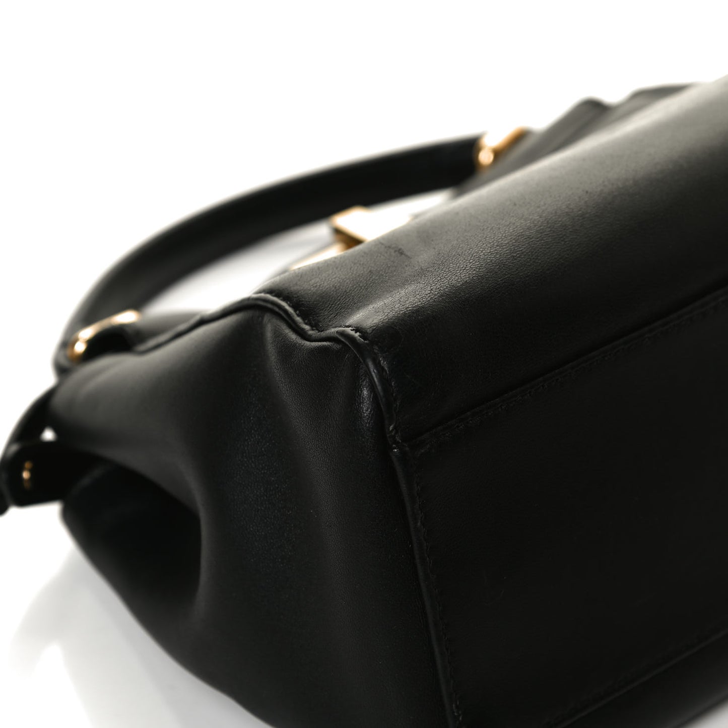 Nappa Mini Peekaboo Iconic Satchel Black