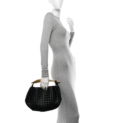 Bottega Veneta Nappa Intrecciato Sardine Bag Black 2 of 11