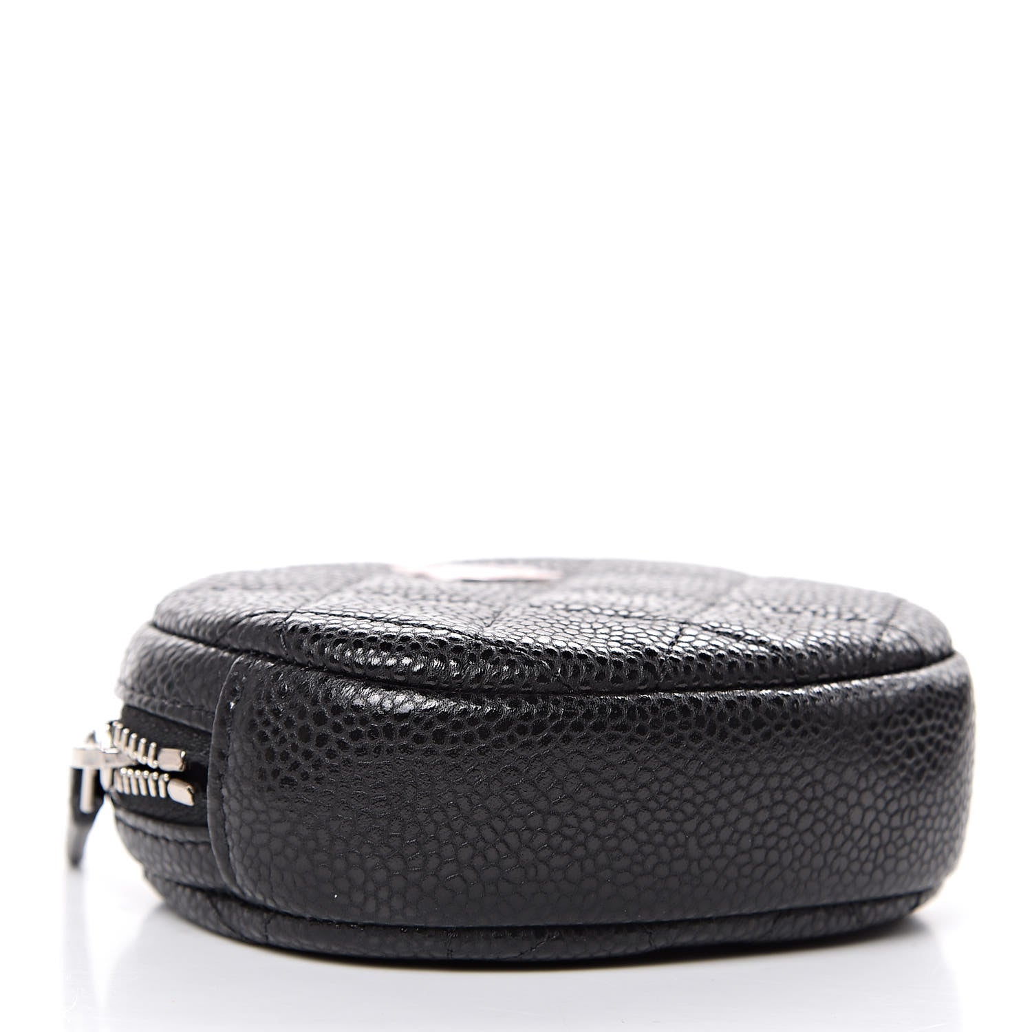 Chanel Caviar Quilted Zip Around Classic Coin Purse Black 4 of 8