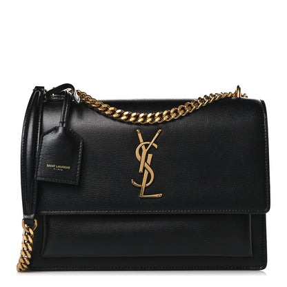 Saint Laurent Calfskin Medium Monogram Sunset Black 1 of 8
