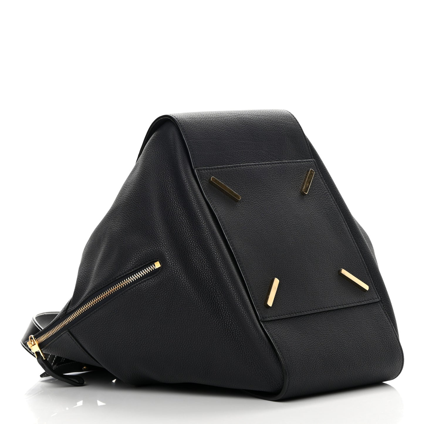 Calfskin Medium Hammock Shoulder Bag Midnight Blue Black