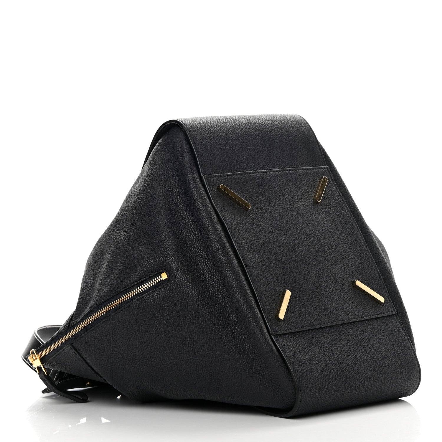 Loewe Calfskin Medium Hammock Shoulder Bag Midnight Blue Black 4 of 12