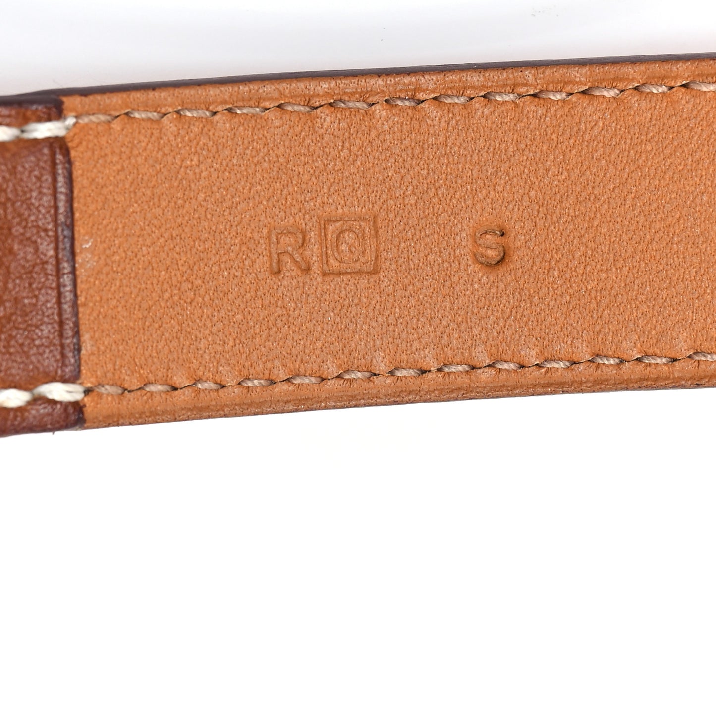 Barenia Etriviere Double Tour Bracelet S Fauve