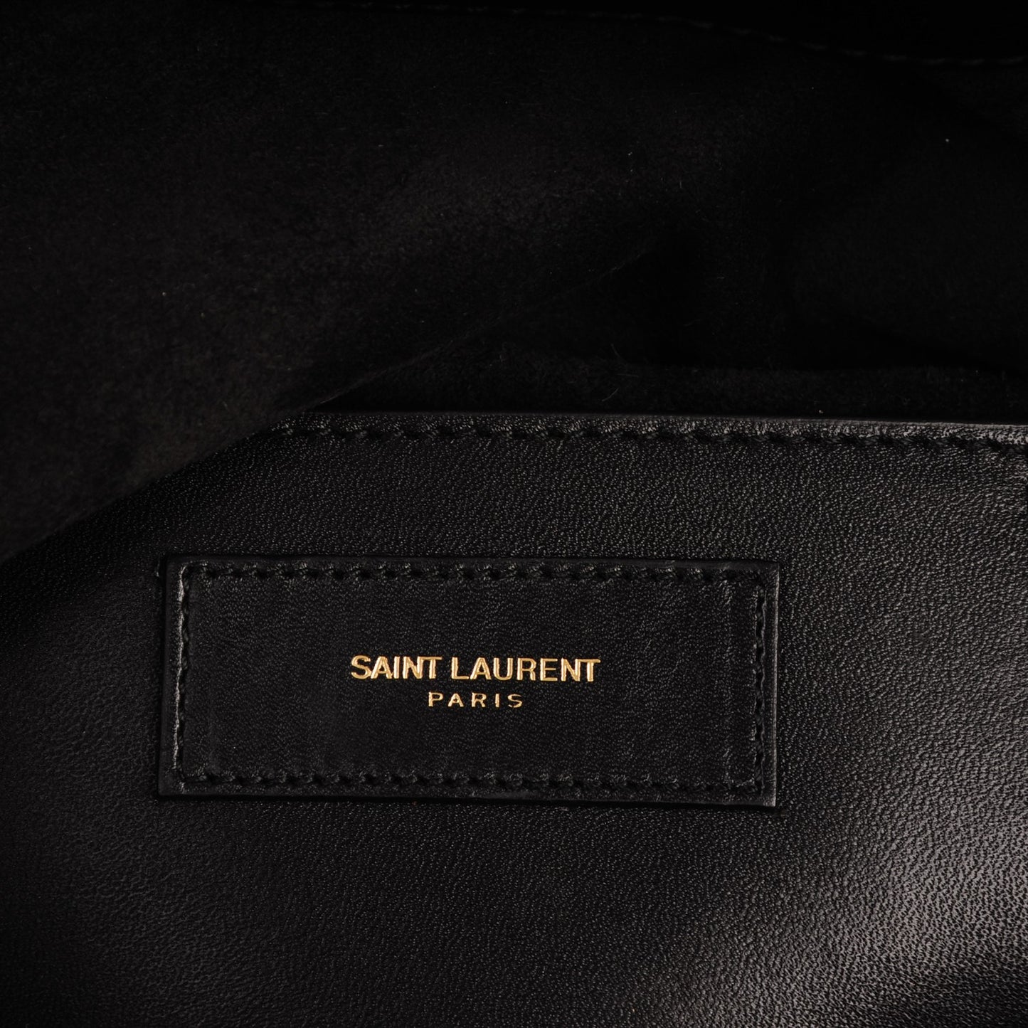 Smooth Calfskin Courtney Fold-Over Clutch Black